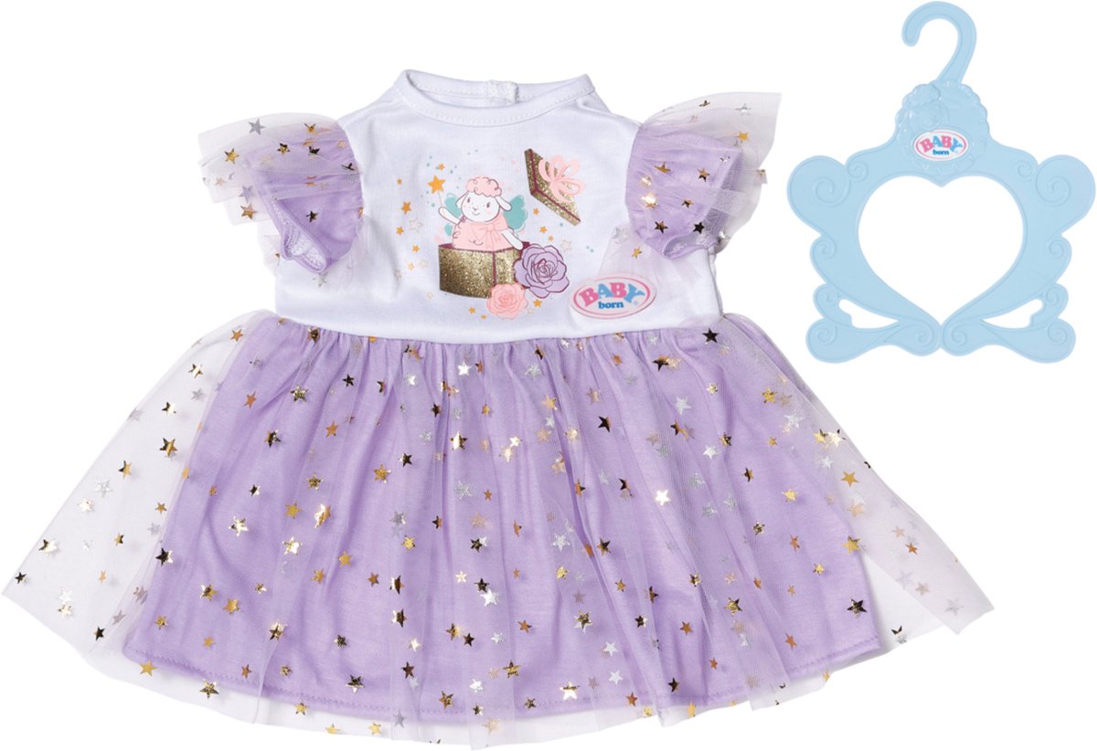 Baby born | tutu jurk | 43 cm | lilac