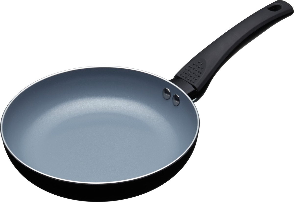 Masterclass kitchencraft keramische koekenpan met antiaanbaklaag - diameter van 20 centimeter aluminium ijzer