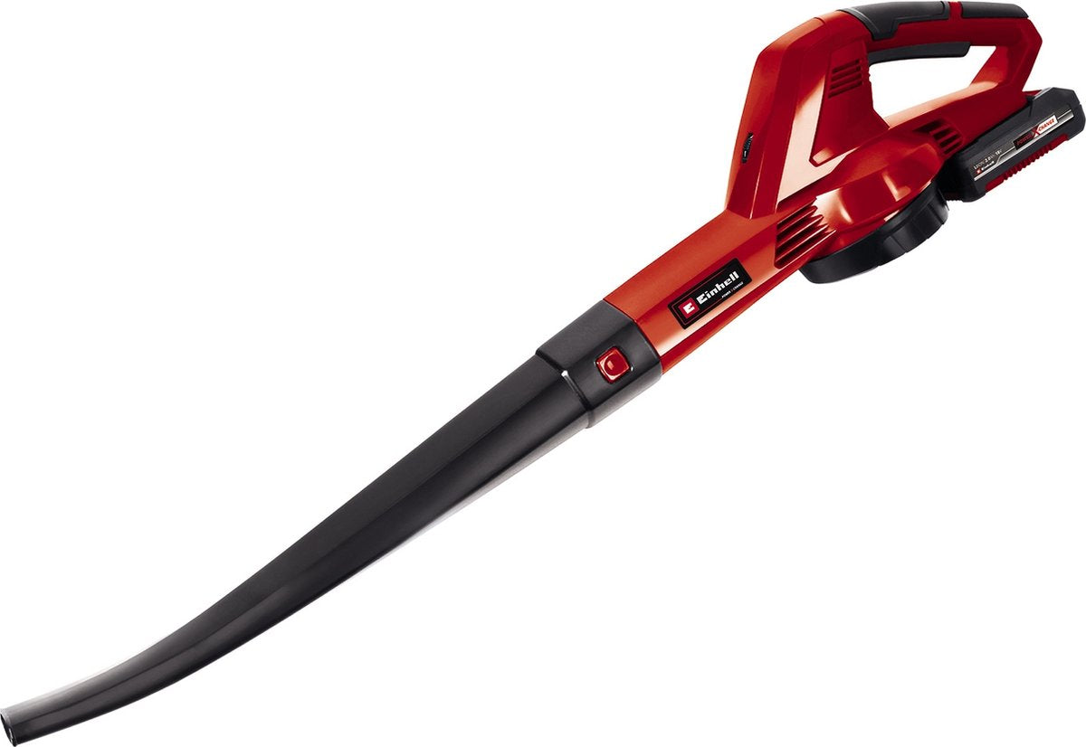 Einhell accu bladblazer ge-cl 18 e li kit - power x-change - 18 v li-ion - blaassnelheid: 210 km h - incl. 2.0 ah accu en lader