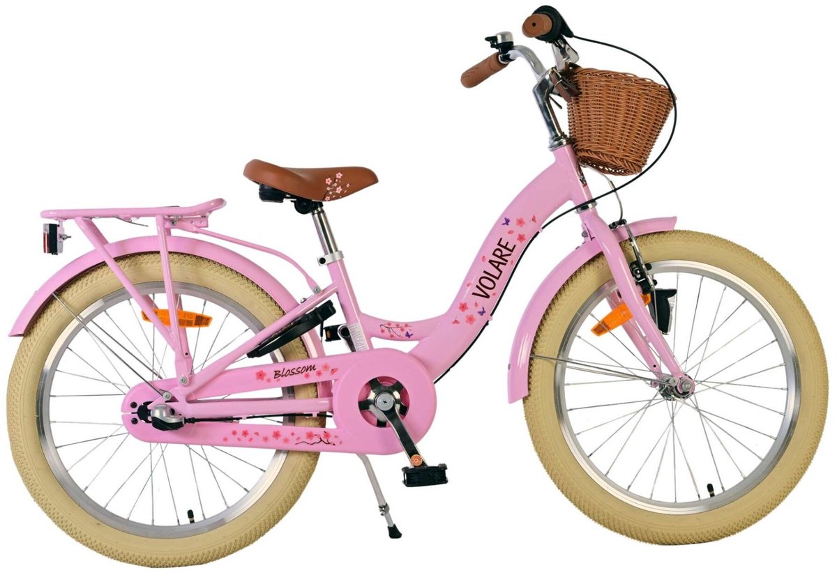 Volare blossom kinderfiets - meisjes - 20 inch - roze - nexus 3