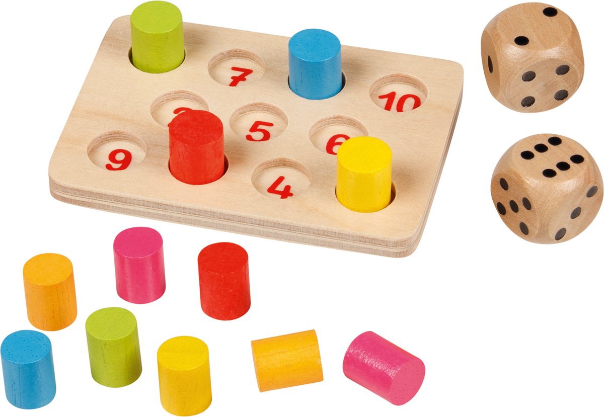 Goki hout shut the box mini spel