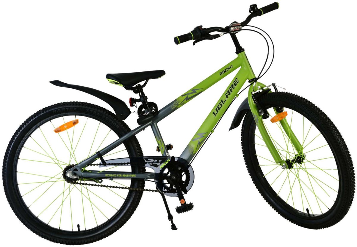 Volare rocky kinderfiets - 24 inch - groen - jongens - nexus 3 speed