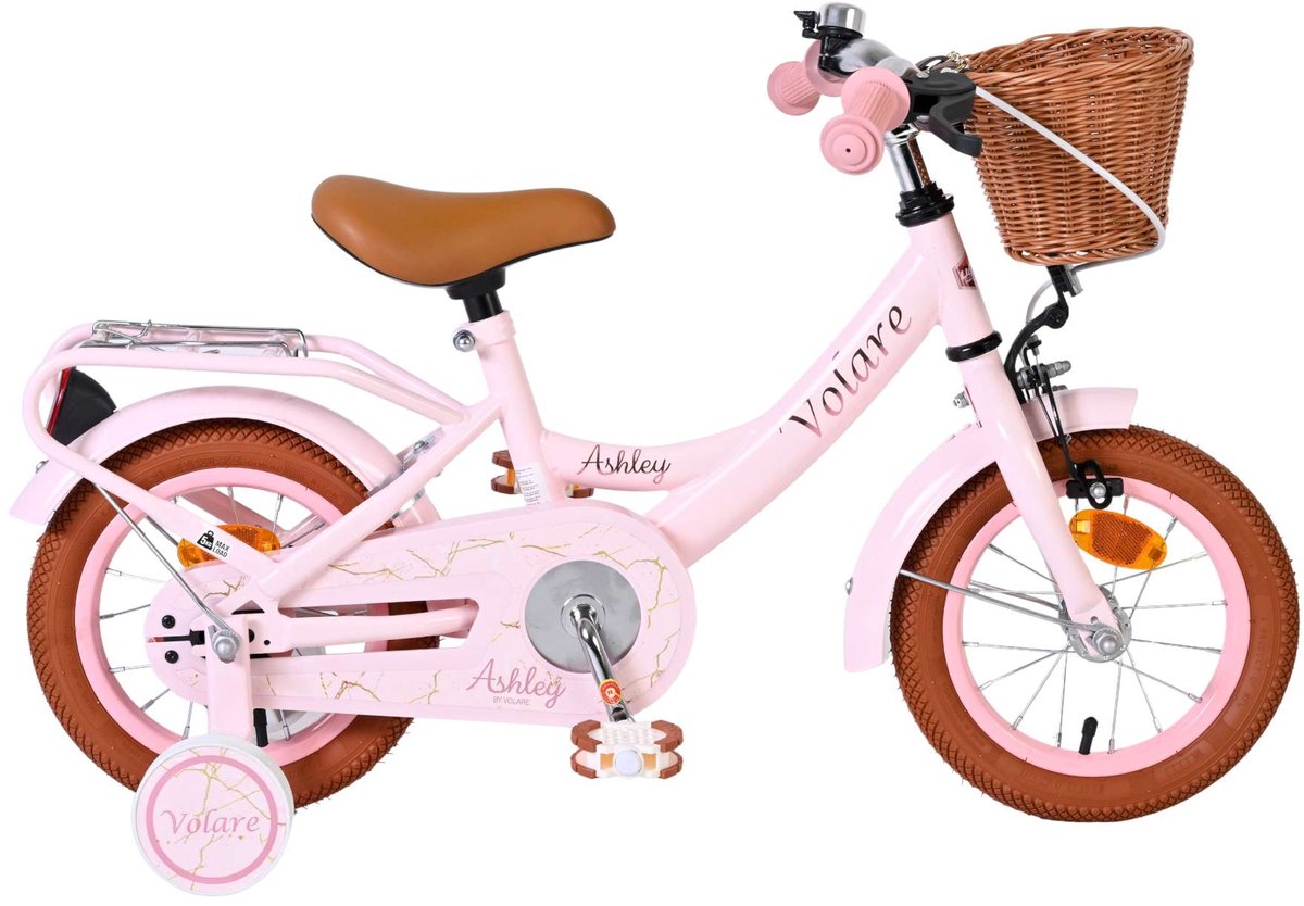 Ch. h. kubbinga b.v. volare ashley kinderfiets 12 meisjes roze
