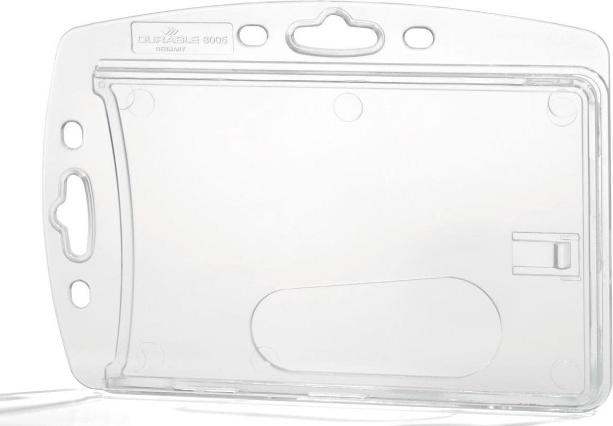 Durable hartbox f�r 1 betriebsausweis 54x85mm 10er pck