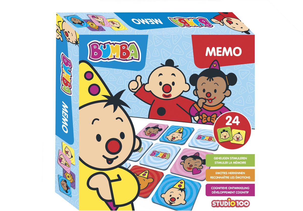 Bumba kaartspel - memo (emoties)