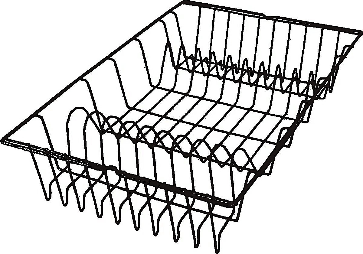 Metaltex - afdruiprek germatex - 48x30 cm - zwart - 3 jaar garantie