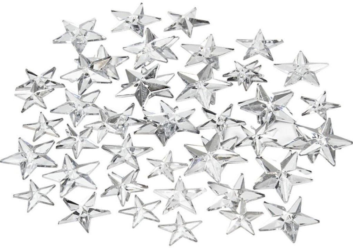 Creativ company strassstenen zilver divers, 360st.