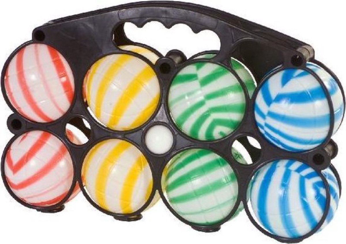 Androni jeu de boules set kunststof 8 ballen