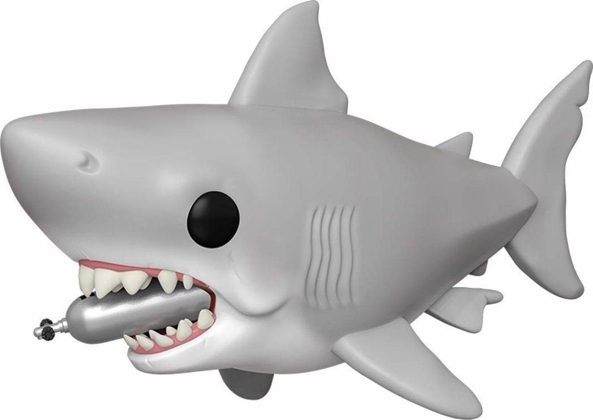 Jaws great white shark with diving tank (oversized) vinylfiguur 759 unisex funko pop! - neutraal - standard