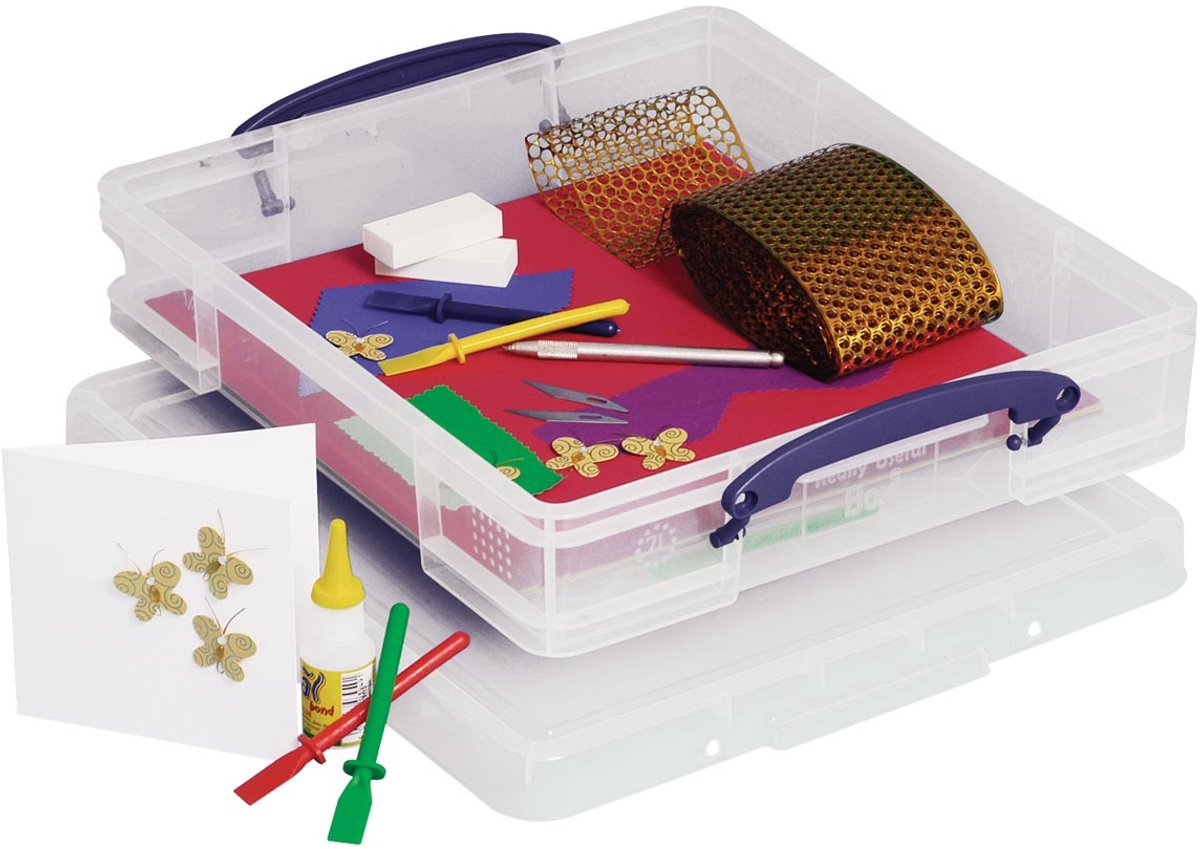 Really useful box opbergdoos 7 liter | transparant