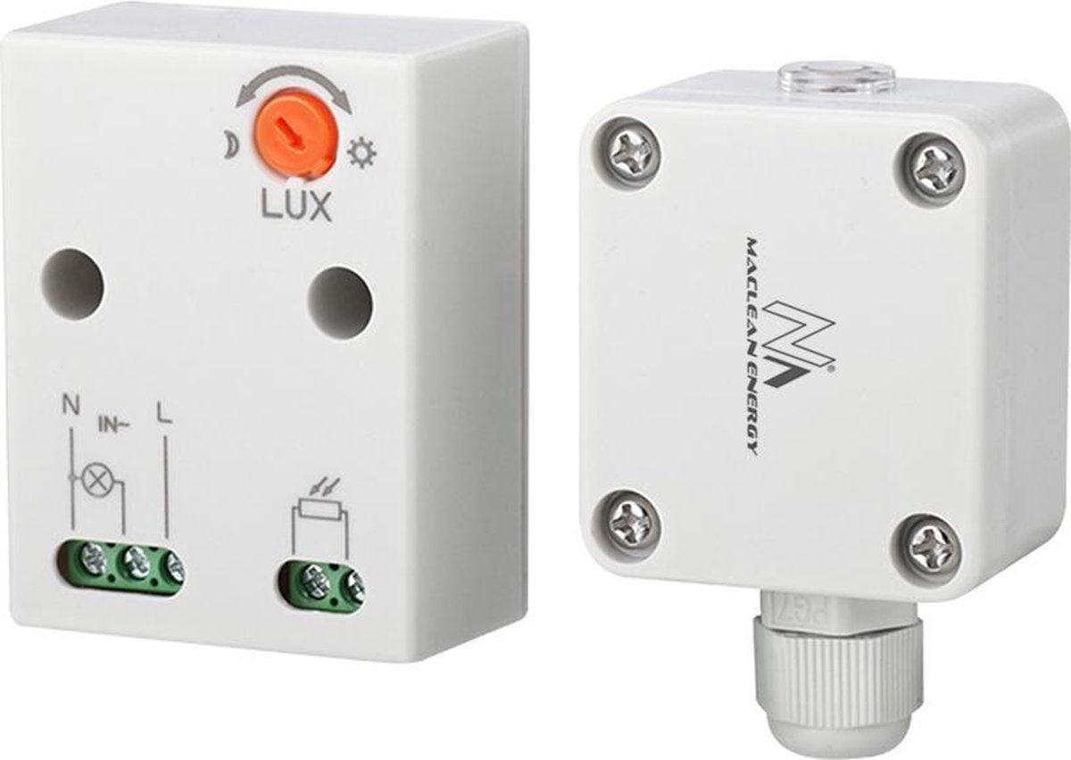 Maclean mce35 - schemerschakelaar met de externe sensor max 3450w