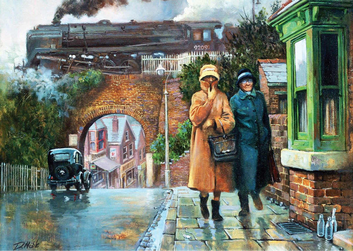 Gibsons - nearly home (door david noble) - 1000 stukjes 68×49cm (b×h) - legpuzzel voor volwassenen