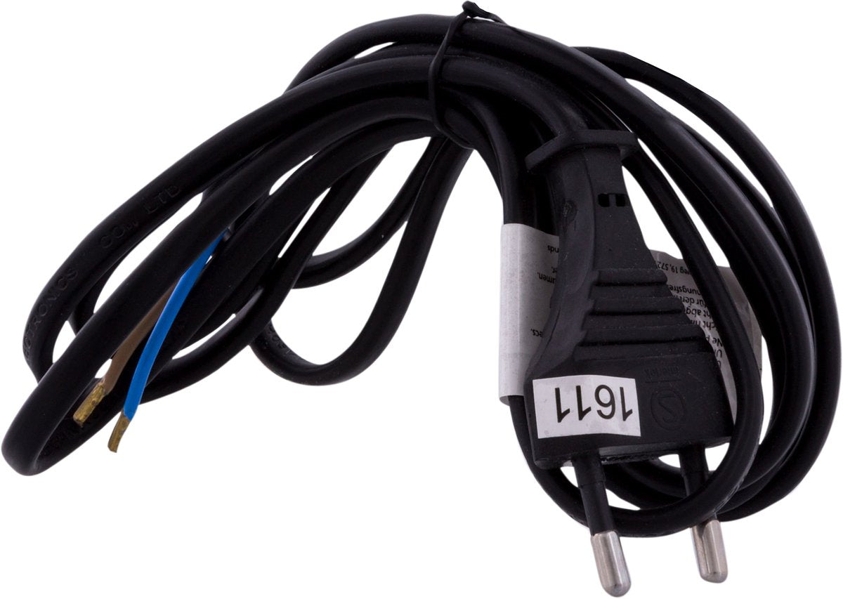 Q-link aansluitsnoer – max 1200w – 2 x 0.75 mmⲠ– 1.8 m – zwart
