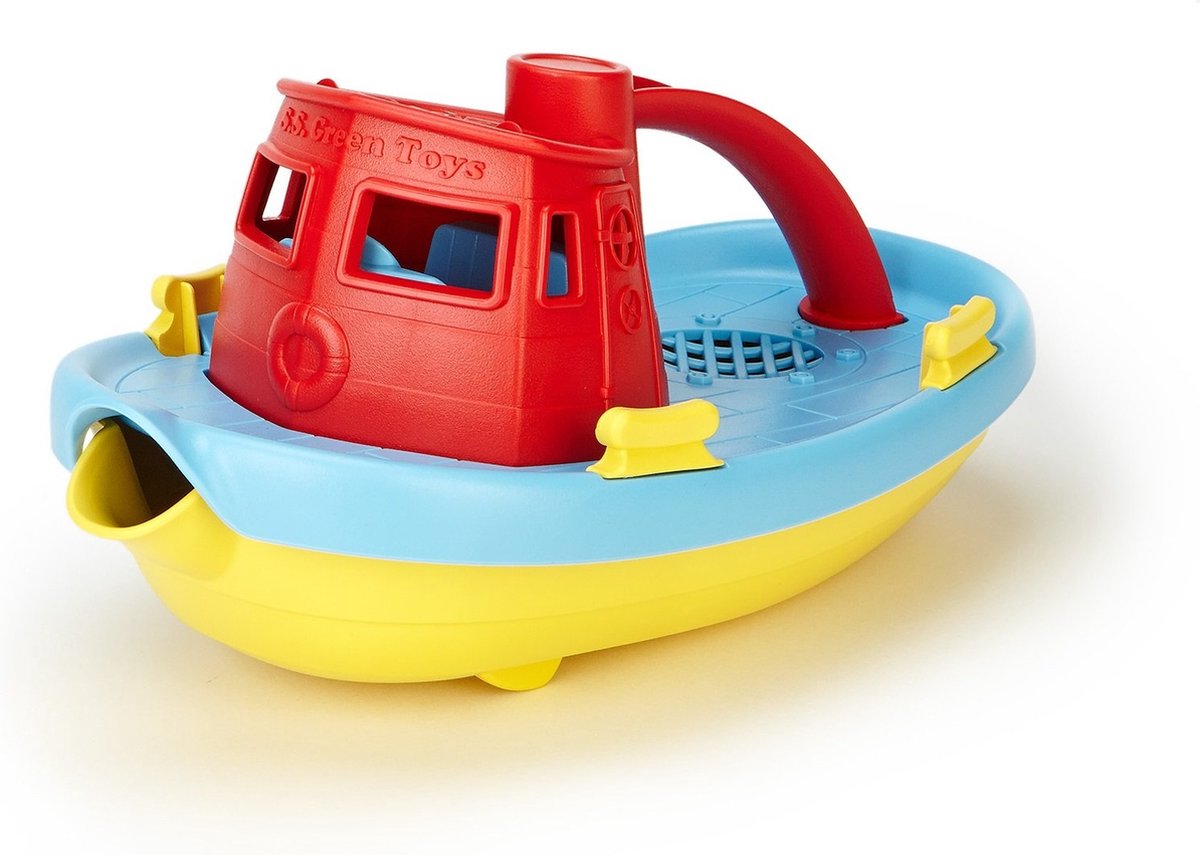Green toys sleepboot gieter boot water