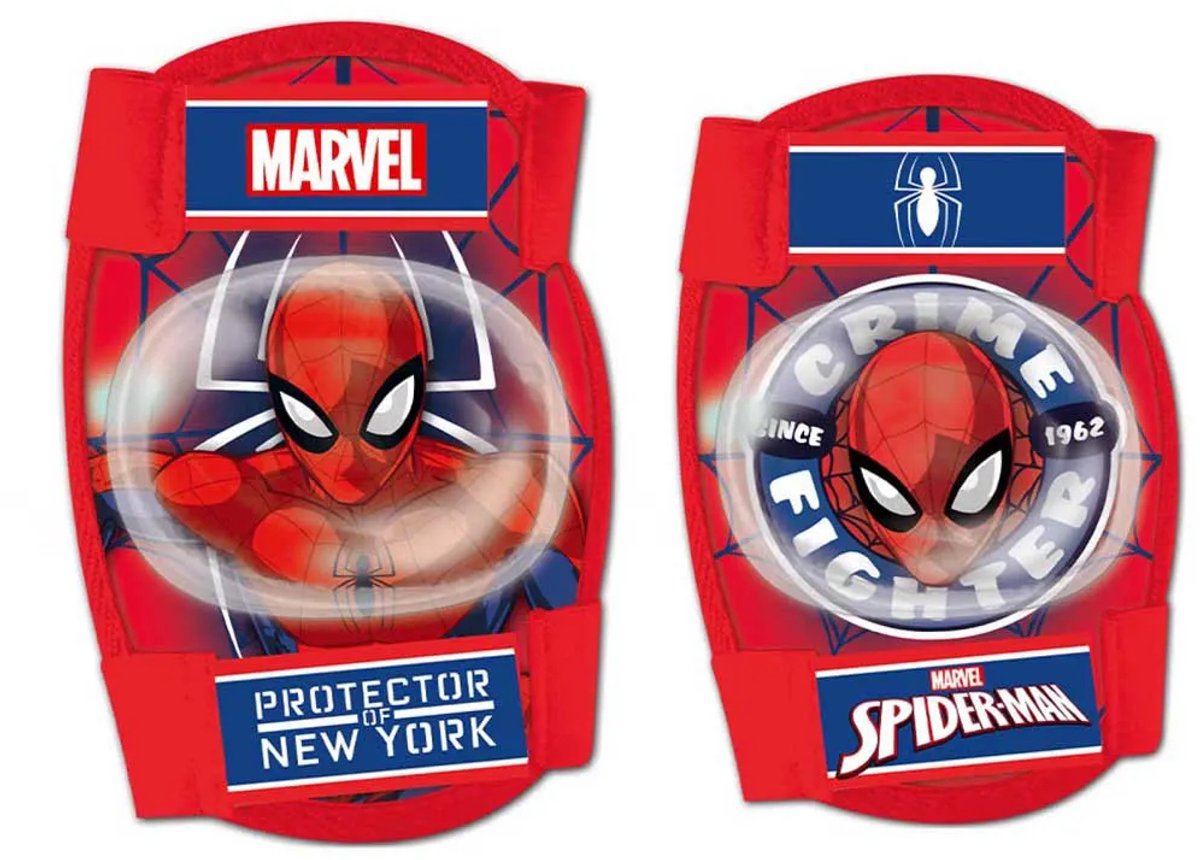 Marvel spider-man beschermset 4-delig junior rood maat s