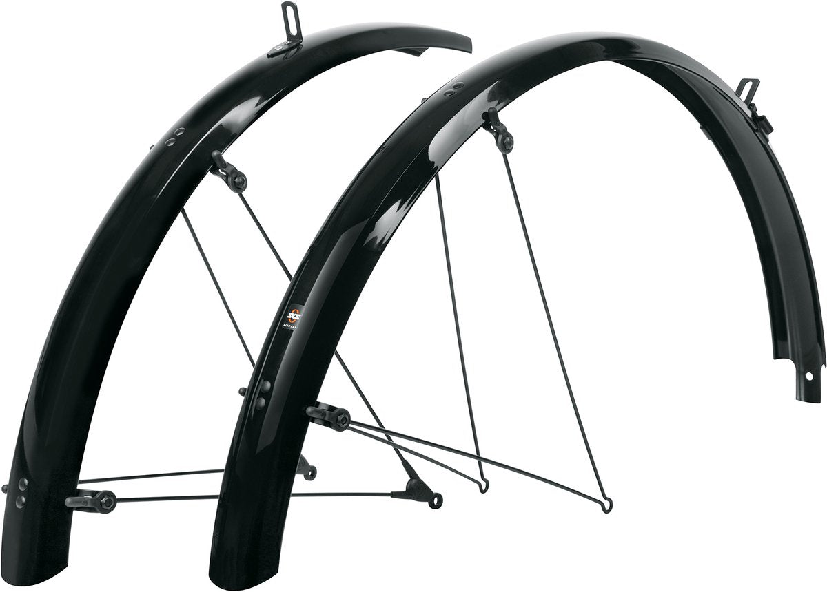 Sks bluemels basic 53 mm spatbord zilver 26´´