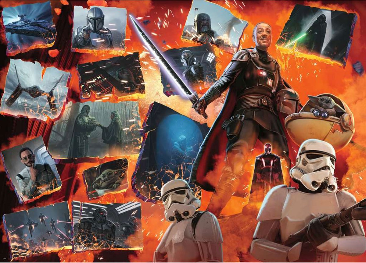 Ravensburger legpuzzel star wars villainous moff gideon 1000 stukjes puzzel volwassenen.