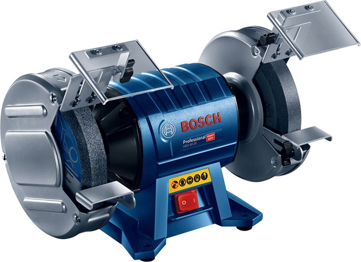 Bosch tafelslijpmachine gbg 60-20 1 x slijpschijf korrel 24, 1 x slijpschijf korrel 60