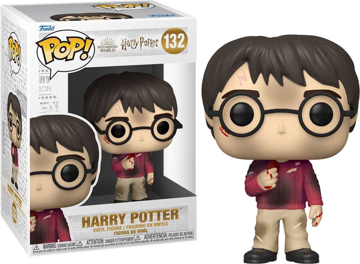 Funko harry potter verzamelfiguur pop! movies harry with the stone 9 cm multicolours