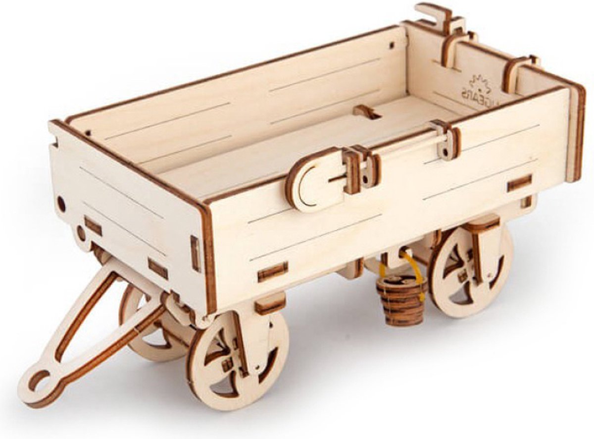 Ugears modelbouw hout trailer