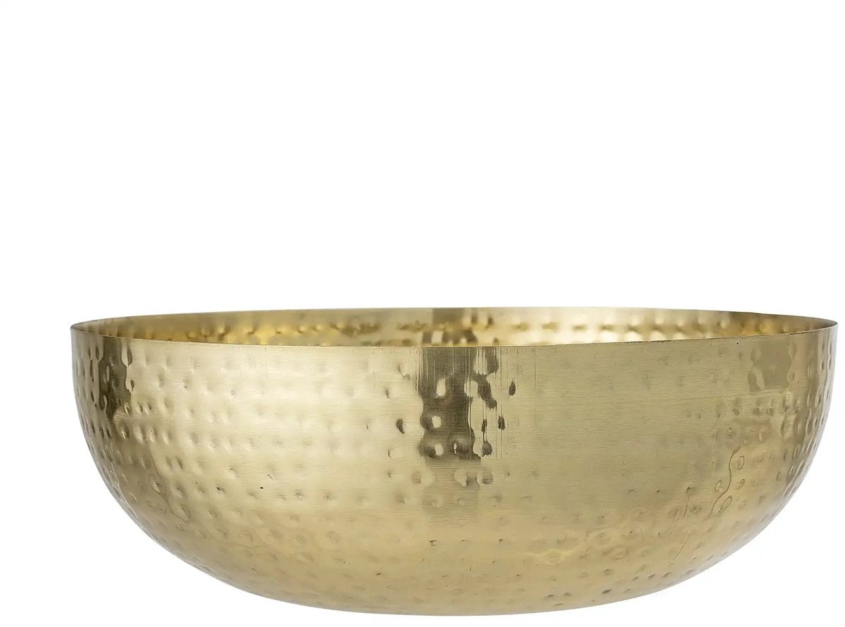 Bloomingville schaal goud aluminium
