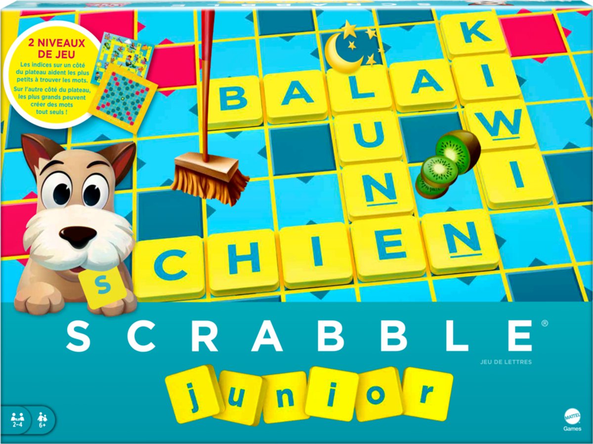 Mattel games scrabble junior - frans