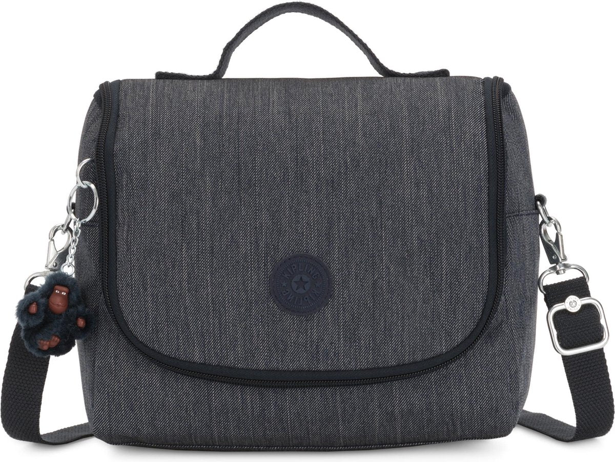 Kipling new kichirou lunchbox - marine navy