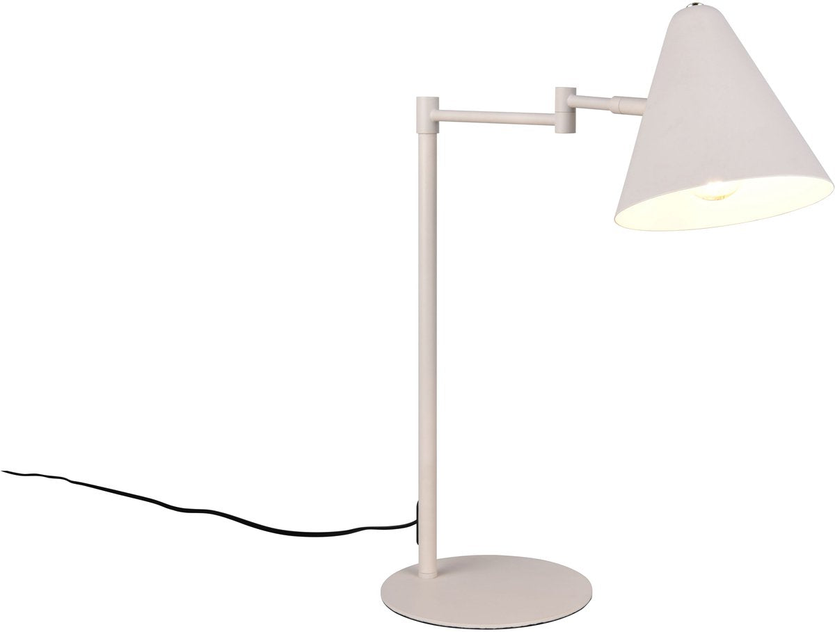 Trio cosima - tafellamp - grijs warm - excl. 1x e14 4 w - zwenkbaar