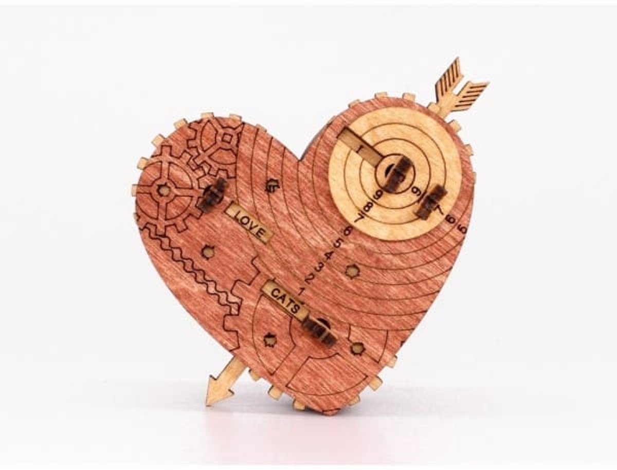Geronimo games giftbox puzzle - tin woodman's heart - secret box -