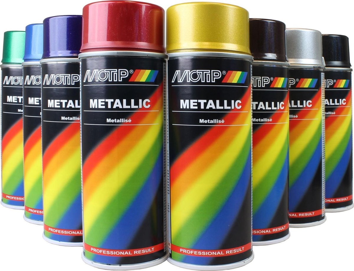 Motip metallic lak groen - 400 ml