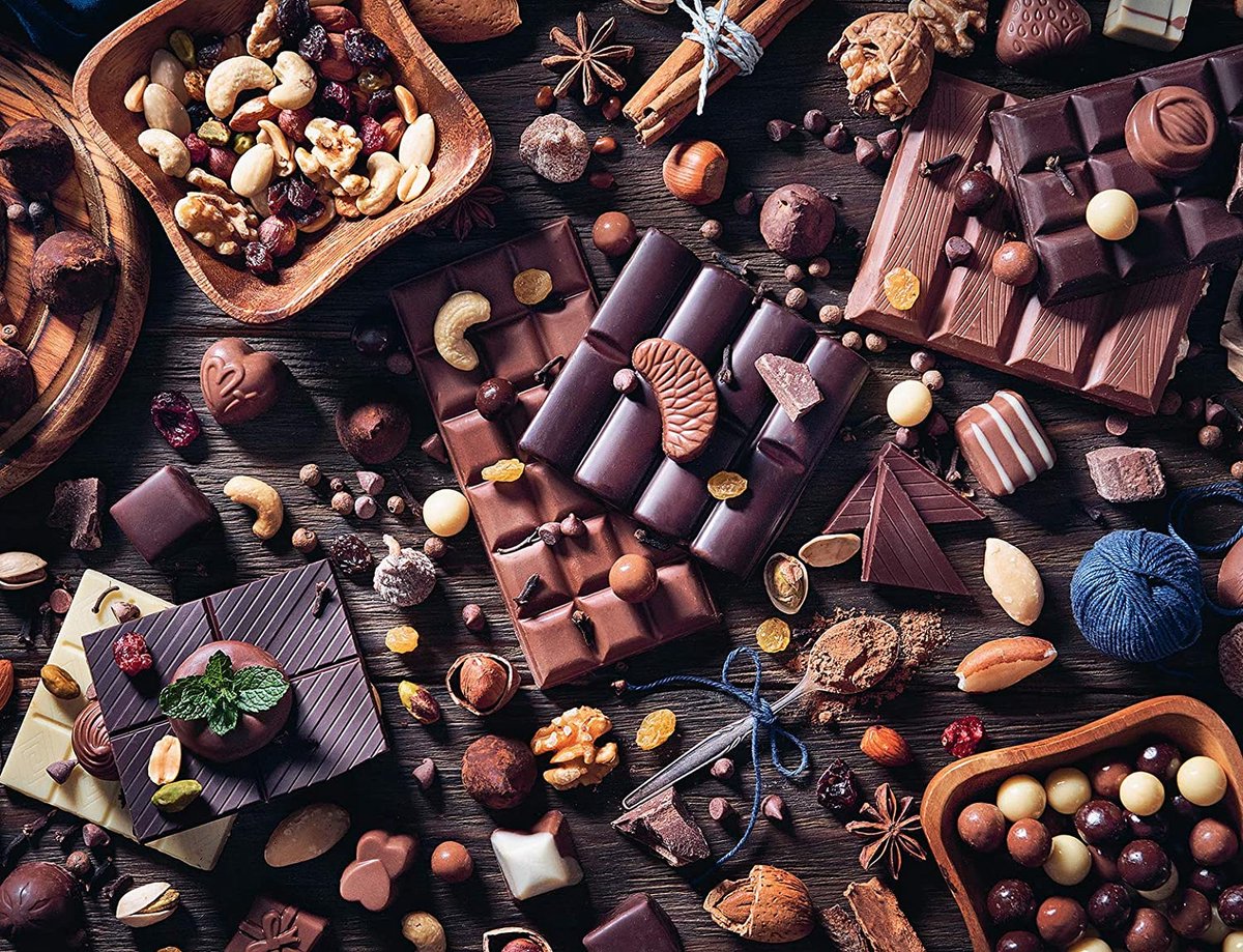 Ravensburger puzzel chocolate - 2000 stukjes legpuzzel kunst.