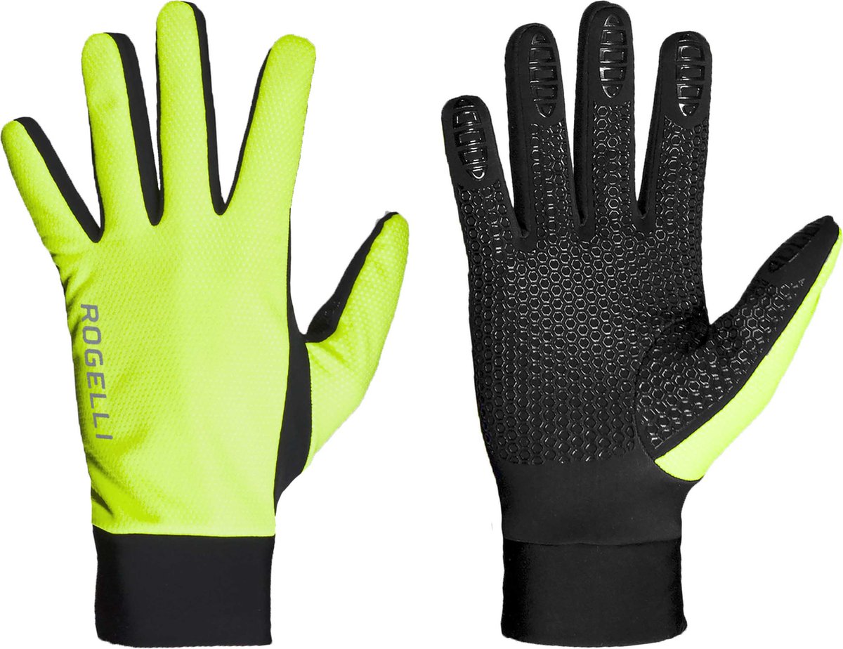 Rogelli laval fietshandschoenen heren - wielrenhandschoenen - fluor - maat xl