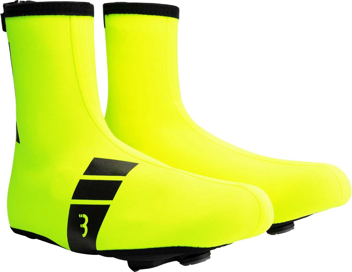 Bbb cycling heavyduty fiets overschoenen wielrennen mountainbike - overschoenen fiets - thermo en waterafstotend - neon geel - maat 39 40 - bws-02b