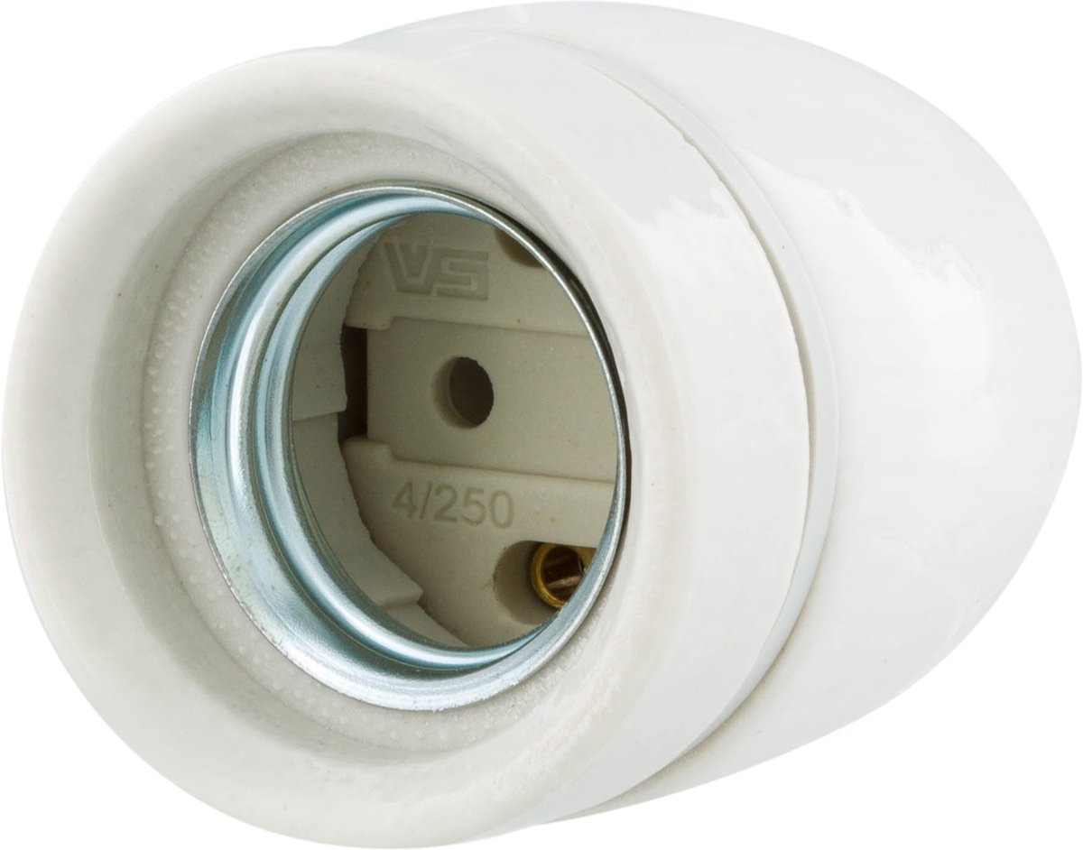 Q-link fitting – e27 – hittebestendig – max 100w – wit