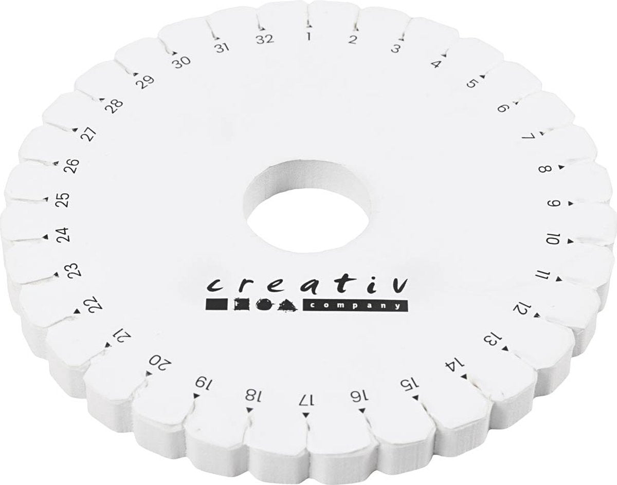 Creativ company kumihimo-vlechtschijf, 12cm