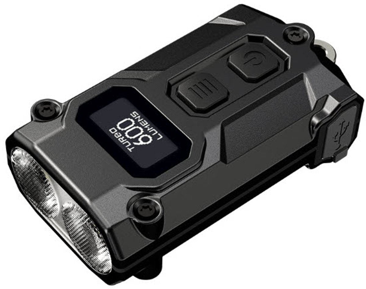 Nitecore tini3 sleutelhangerlamp oplaadbaar zwart