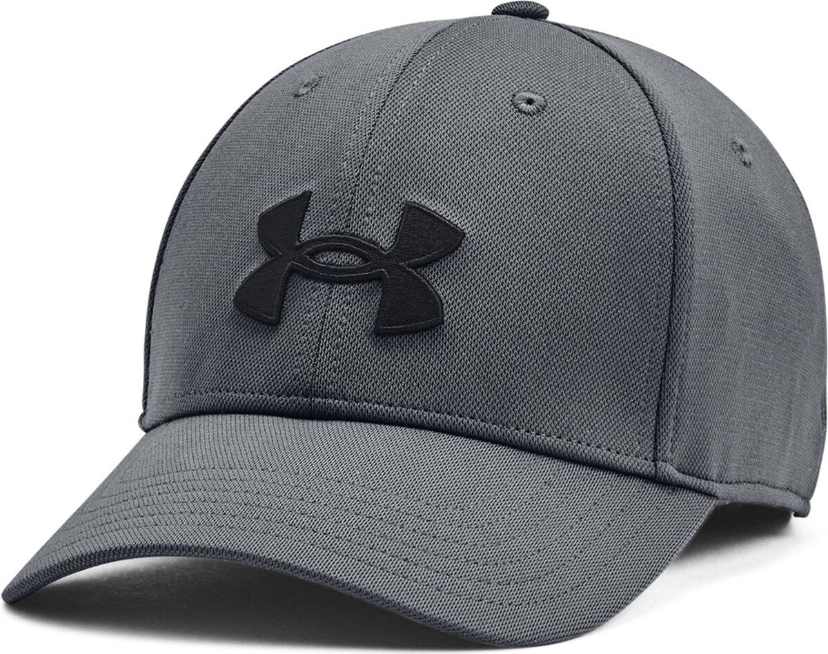 Under armour m blitzing low adj-gry heren pet - pitch grijs - zwart