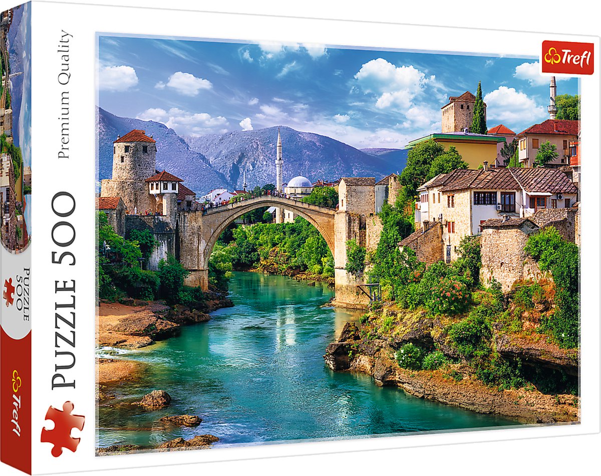 Trefl oude brug in mostar puzzel - 500 stukjes