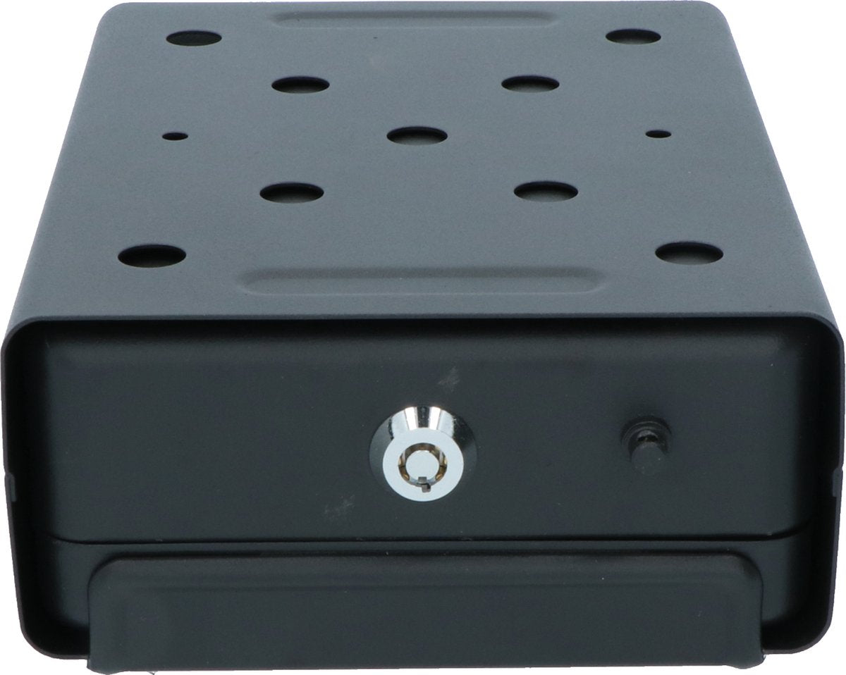 Carpoint autokluis - kluis voor auto, caravan, camper, boot - velours bekleding - compact veilig - afmeting 225x160x75mm