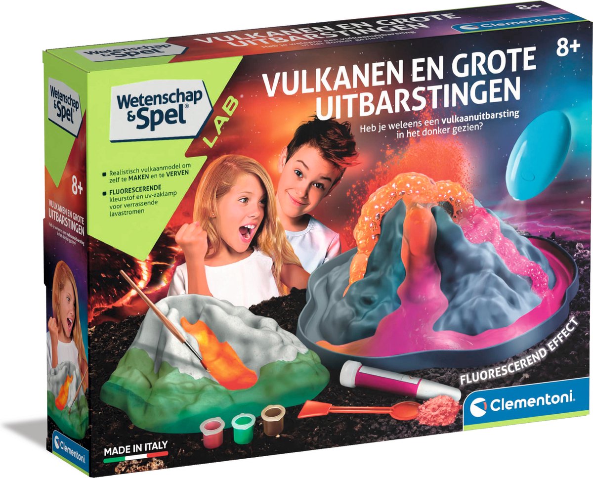 Clementoni wetenschap spel - glow in the dark vulkaan