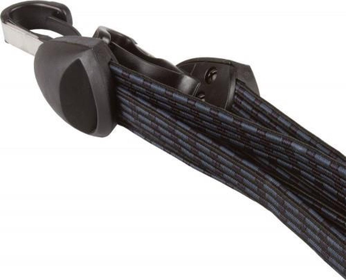 Xlc snelbinders met haak - 20 inch - blauw grijs - rvs bevestiging