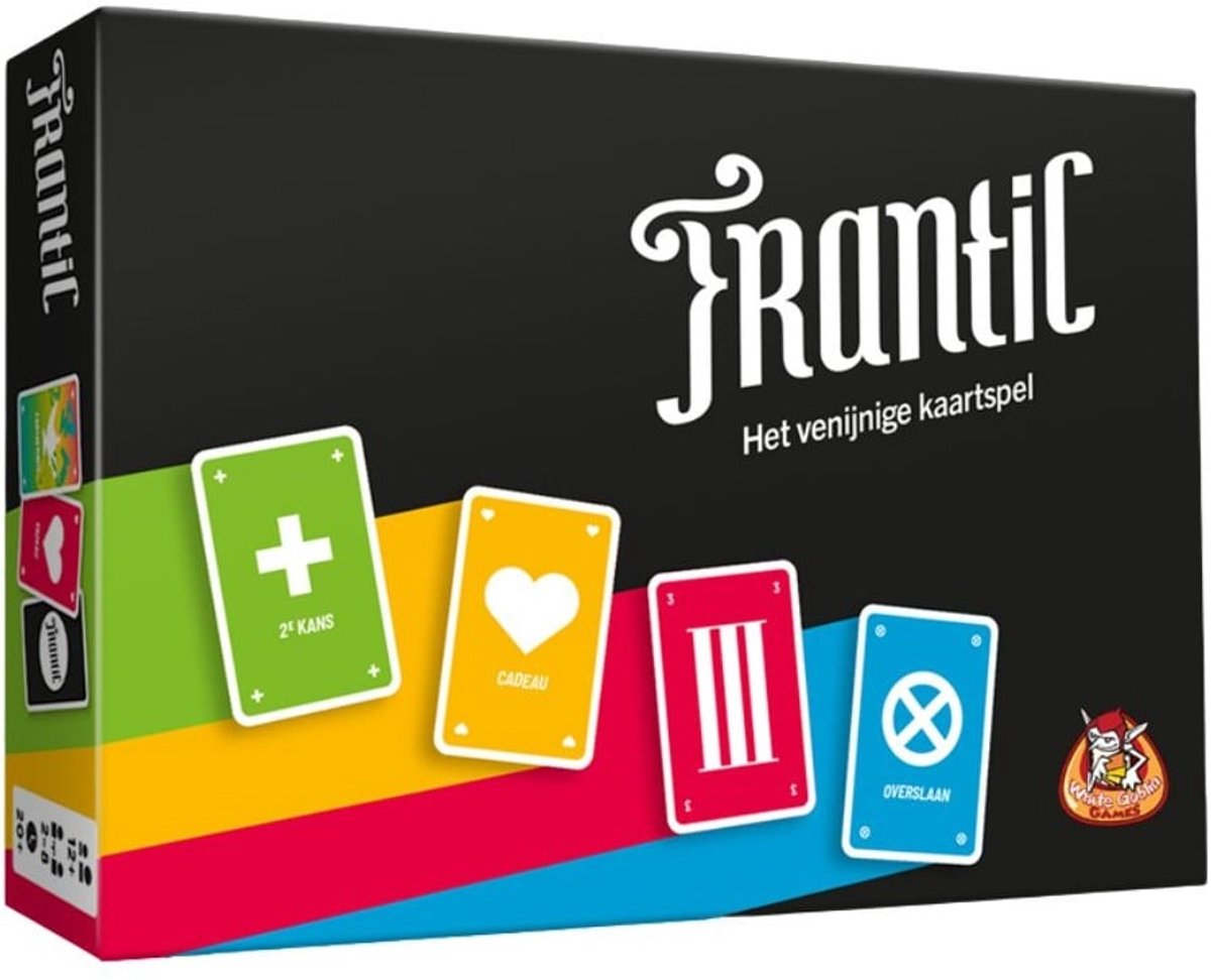 White goblin games - frantic - kaartspel - 2 tot 8 spelers - chaos creëren - hillarisch en tactisch spel - vanaf 12 jaar