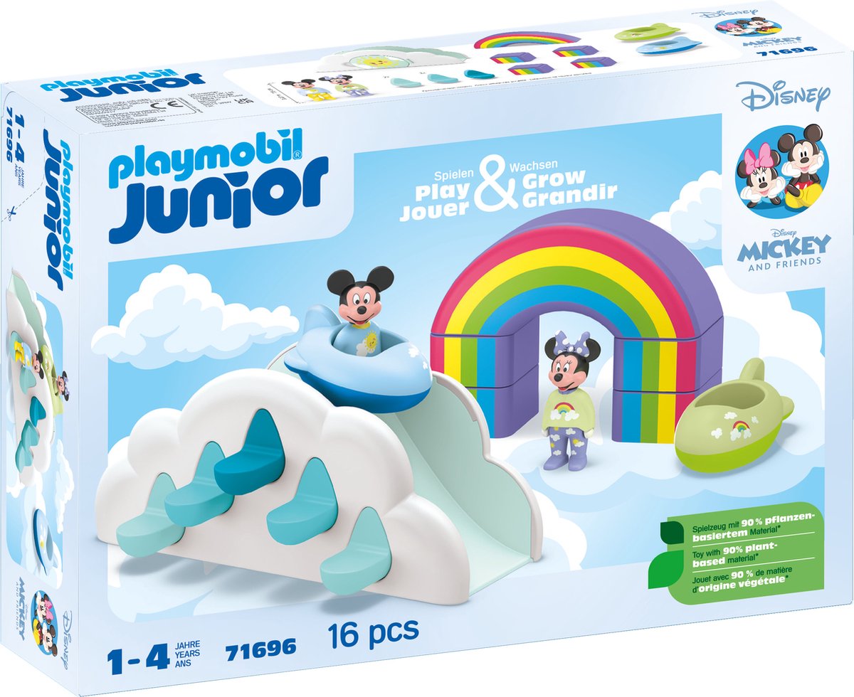 Playmobil junior disney mickey mouse wolkenhuis - 71696