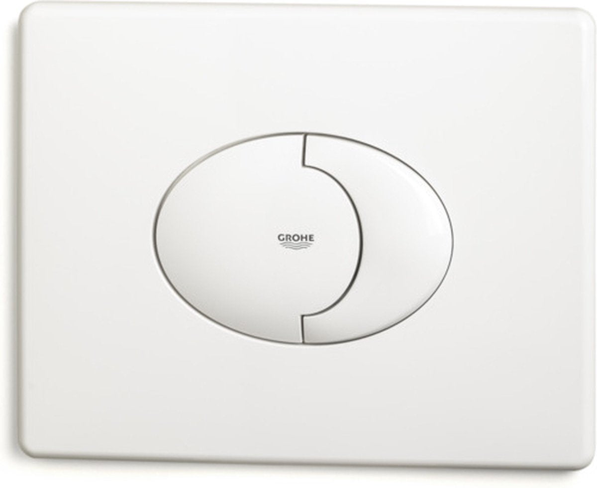 Grohe skate air wc bedieningspaneel - horizontaal - dual flush - alpine wit