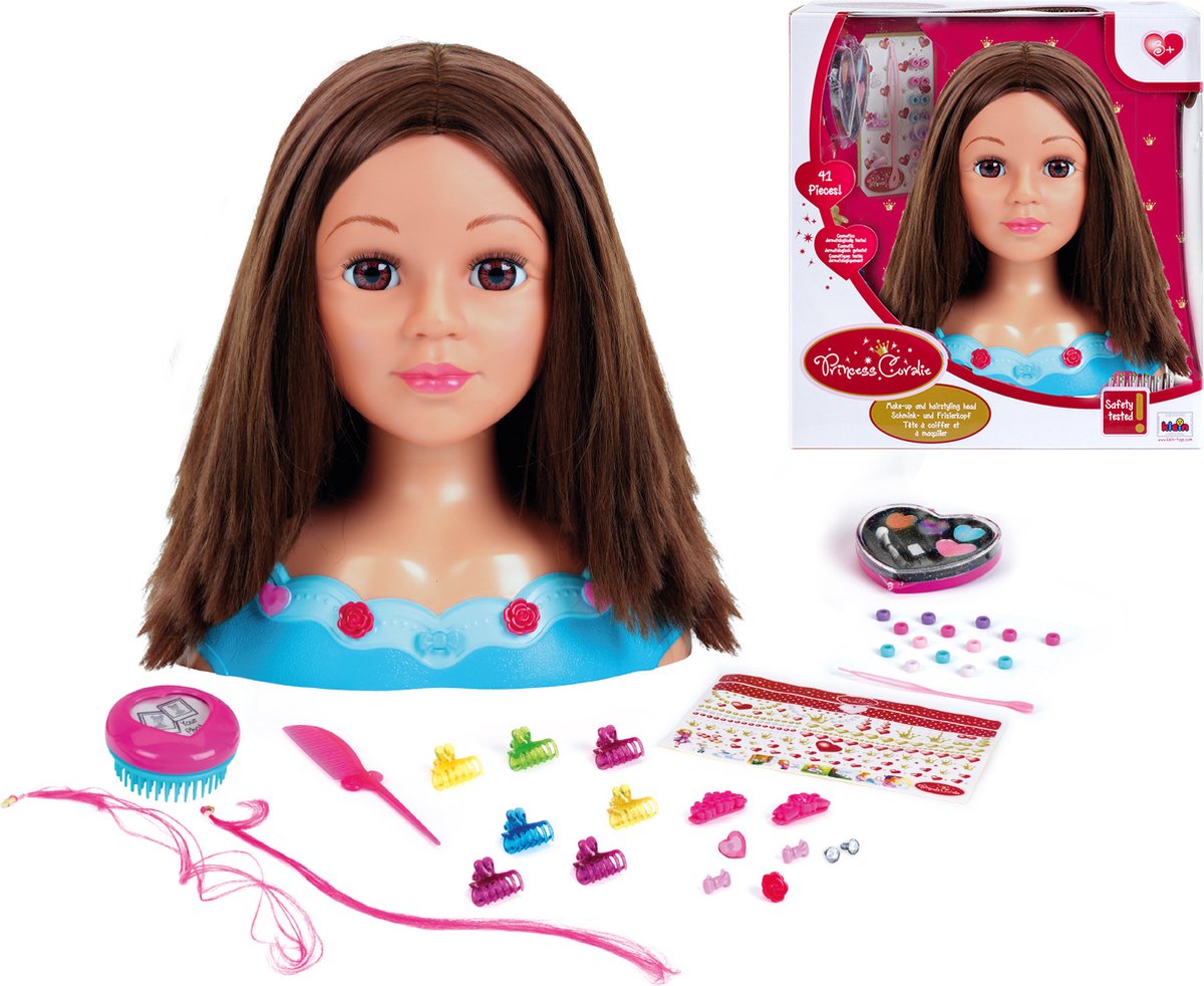 Klein toys - make-up kappershoofd princess coralie mia