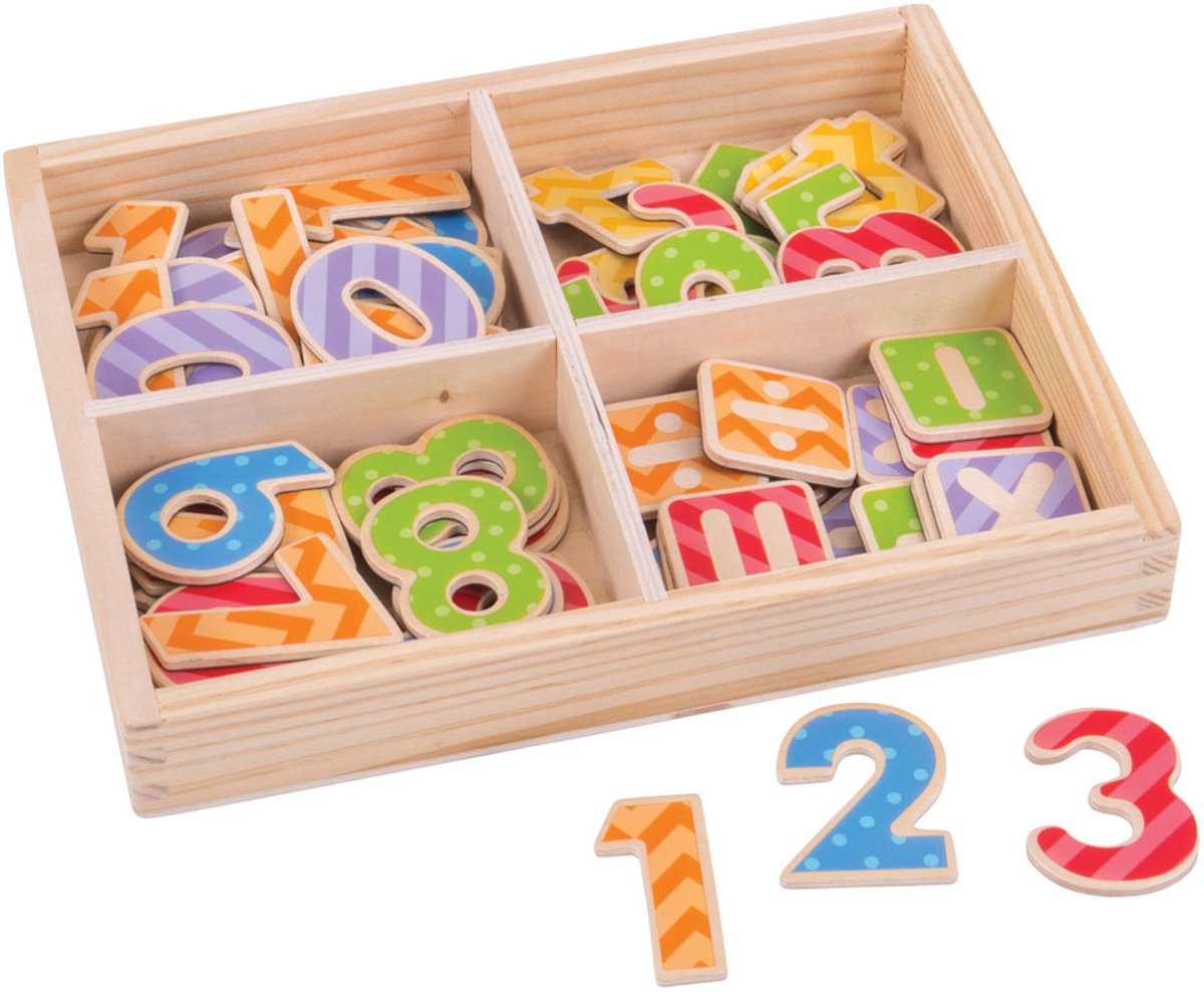 Bigjigs magnetic - numbers magneten cijfers