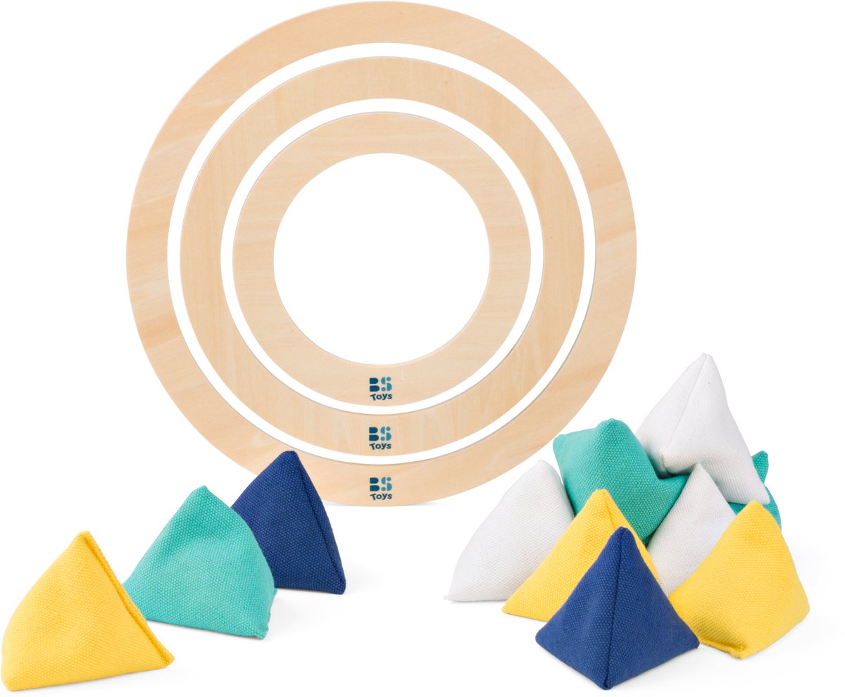 Bs toys – trigo – buitenspel – ringwerpspel van fsc hout en stof – vanaf 6 jaar