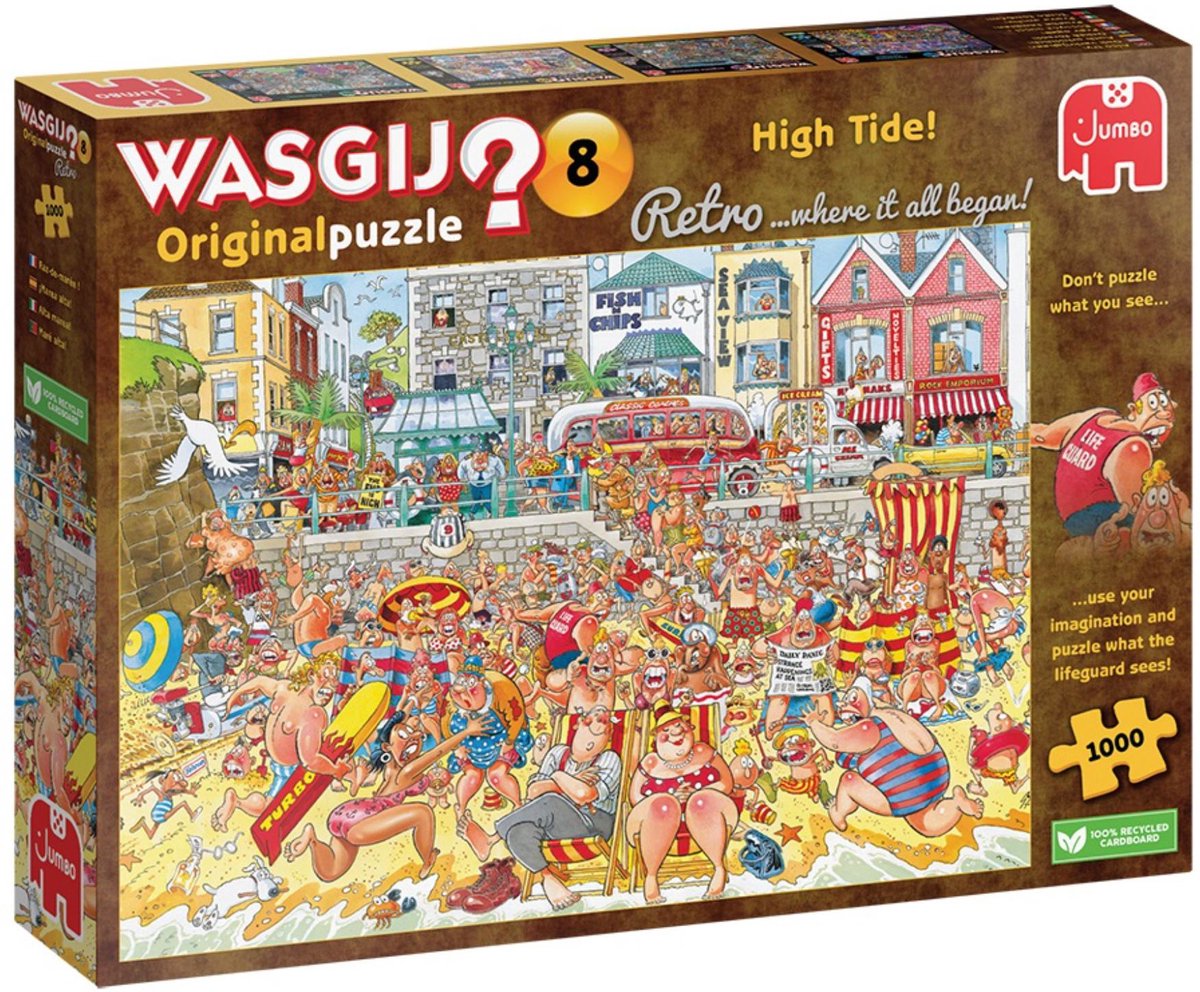 Wasgij retro original 8 - vloed! - puzzel - 1000 stukjes