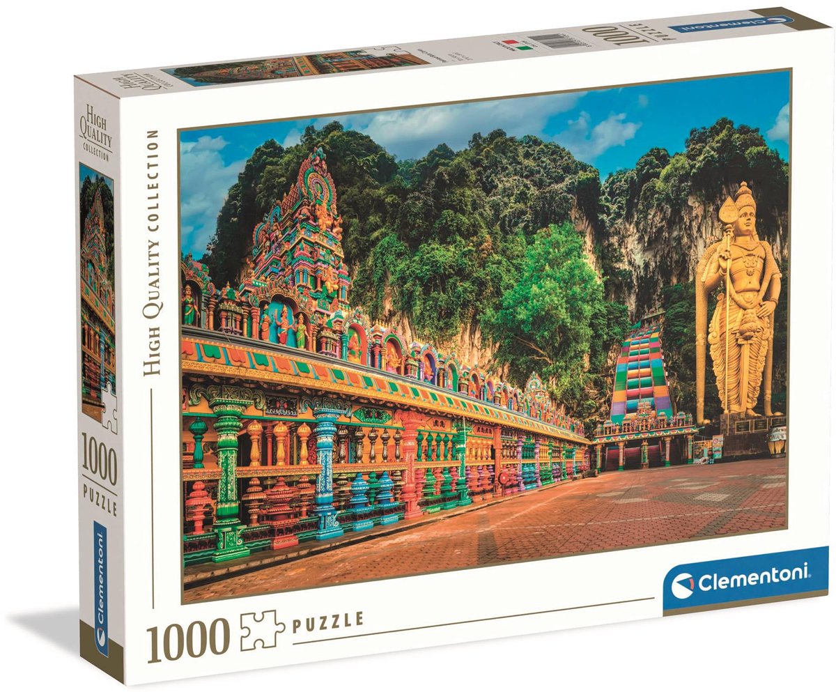 Ty clementoni painted batu caves - kleurrijke grotten - puzzel 1000 stukjes volwassenen - legpuzzel hqc high quali collection vanaf 12 jaar