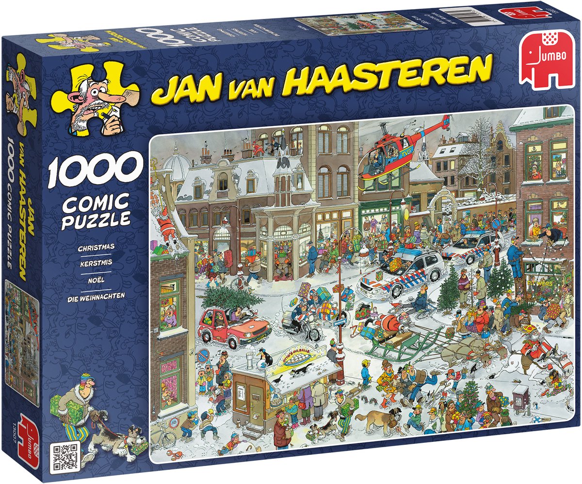 Jan van haasteren - kerstmis - 1000 stukjes puzzel - legpuzzel